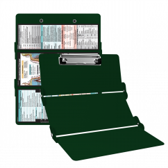 WhiteCoat Clipboard® Trifold - Green Occupational Therapy Edition